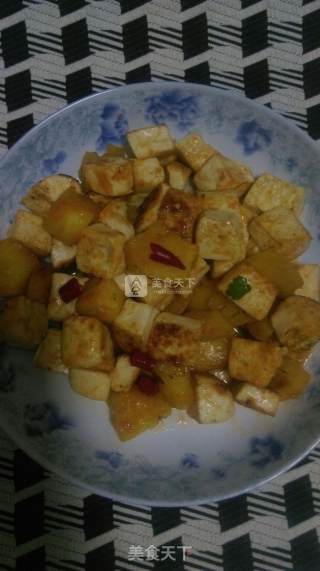 菠萝咕老豆腐的做法步骤：8