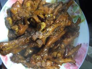 红烧鸡爪！简易版的做法步骤：5