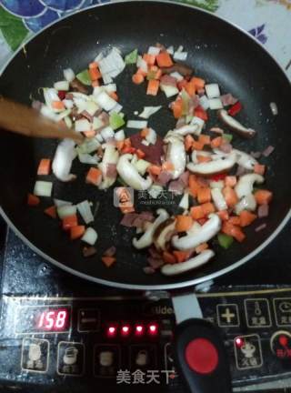 鸡排焗饭的做法步骤：3