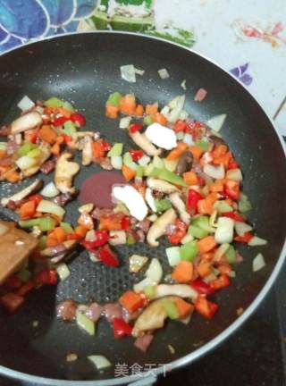 鸡排焗饭的做法步骤：4
