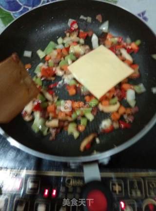 鸡排焗饭的做法步骤：5