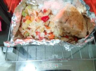 鸡排焗饭的做法步骤：7