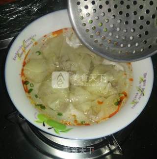 辣油馄饨的做法步骤：11