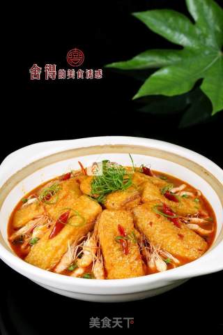 比肉好吃的【河虾煲豆腐】的做法步骤：6