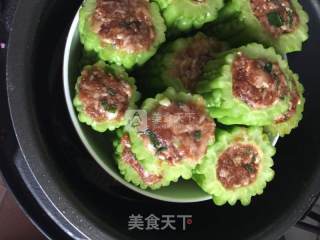 客家酿苦瓜的做法步骤：7