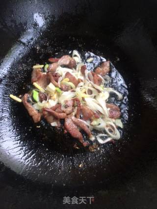 茄丁肉丝面的做法步骤：3