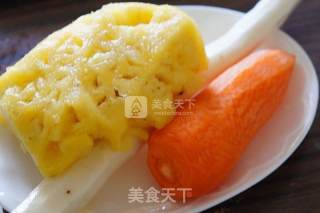 菠萝炒山药的做法步骤：1
