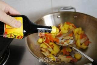 菠萝炒山药的做法步骤：6