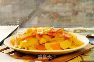 菠萝炒山药的做法步骤：8
