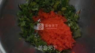 重口味丸子——香菜胡萝卜丸子的做法步骤：2