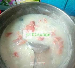 皮蛋瘦肉粥的做法步骤：8