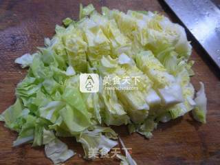 尖椒炒牛心菜的做法步骤：3