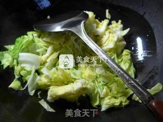 尖椒炒牛心菜的做法步骤：4