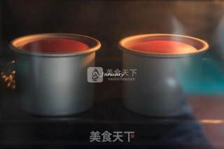 红丝绒戚风蛋糕的做法步骤：11