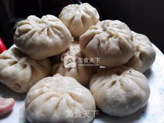 美味面食-------鸡肉萝卜木耳包子的做法步骤：6