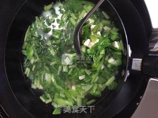 小白菜豆腐汤的做法步骤：6