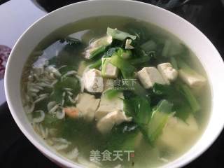 小白菜豆腐汤的做法步骤：7