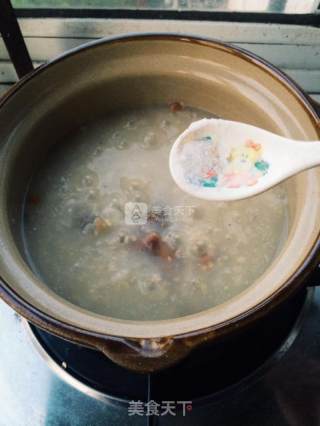 鸭架汤第三弹——鸭架汤咸粥的做法步骤：9