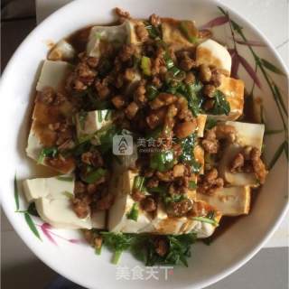 肉末豆腐的做法步骤：2