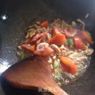 西红柿肉丝白菜的做法步骤：3