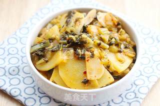家常小菜——酸菜土豆片的做法步骤：7