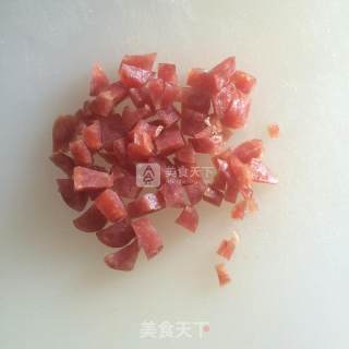 红梗米金瓜盅的做法步骤：3
