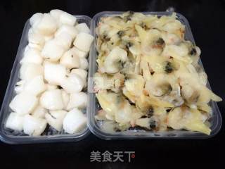 辣炒蚬子扇贝柱的做法步骤：1