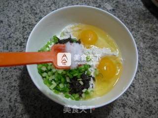 橄榄菜鸡蛋饼的做法步骤：4