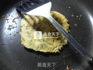 橄榄菜鸡蛋饼的做法步骤：7