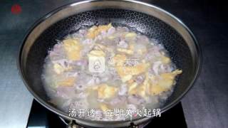 营养丰富的【猪肝鸭蛋汤】(浑汤做法）的做法步骤：4