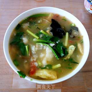 西红柿疙瘩汤的做法步骤：11