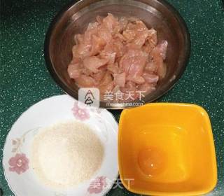 香烤鸡米花的做法步骤：1
