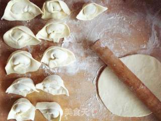 火锅羊肉大馄饨的做法步骤：2