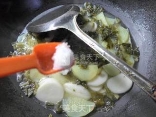 雪菜土豆煮年糕的做法步骤：7