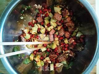 牛肉拌花生米的做法步骤：5
