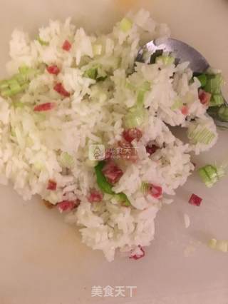 幸福的米饼????！“半夜饿的慌～ 想吃又怕忙！幸福的米饼～快来帮帮忙～ 哦耶”❤️????！！S的做法步骤：3