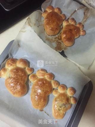 紫薯小脚Y面包的做法步骤：4
