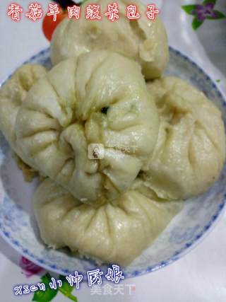 香菇羊肉菠菜包子的做法步骤：7