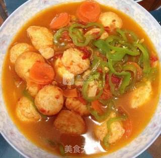 西红柿烧日本豆腐的做法步骤：3
