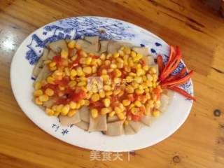 鸡腿菇汇玉米的做法步骤：2