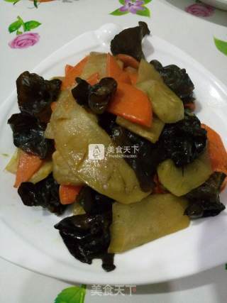 清淡小炒雪莲果的做法步骤：7