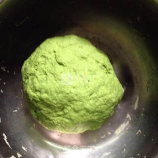 菠菜肉松煎饼的做法步骤：3