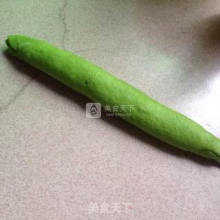 菠菜肉松煎饼的做法步骤：7