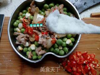 甜豆玉米蒸肉片的做法步骤：6