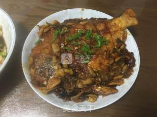 红烧鲳鱼的做法步骤：9