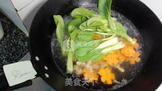 鲜肉青菜汤年糕的做法步骤：6