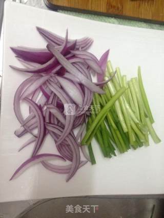 胡椒粉干煸猪肝的做法步骤：5