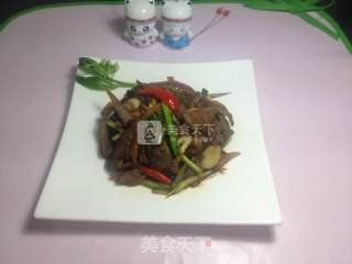 胡椒粉干煸猪肝的做法步骤：11