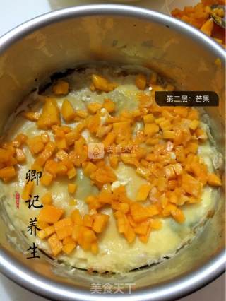 榴莲芒果千层蛋糕的做法步骤：10