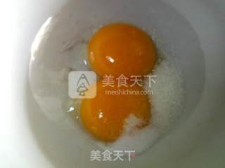 咖喱洋葱戚风蛋糕的做法步骤：4